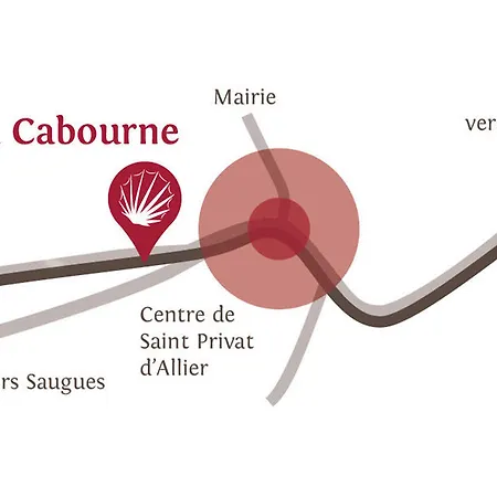 Gite-hotel La Cabourne Saint-Privat-dʼAllier